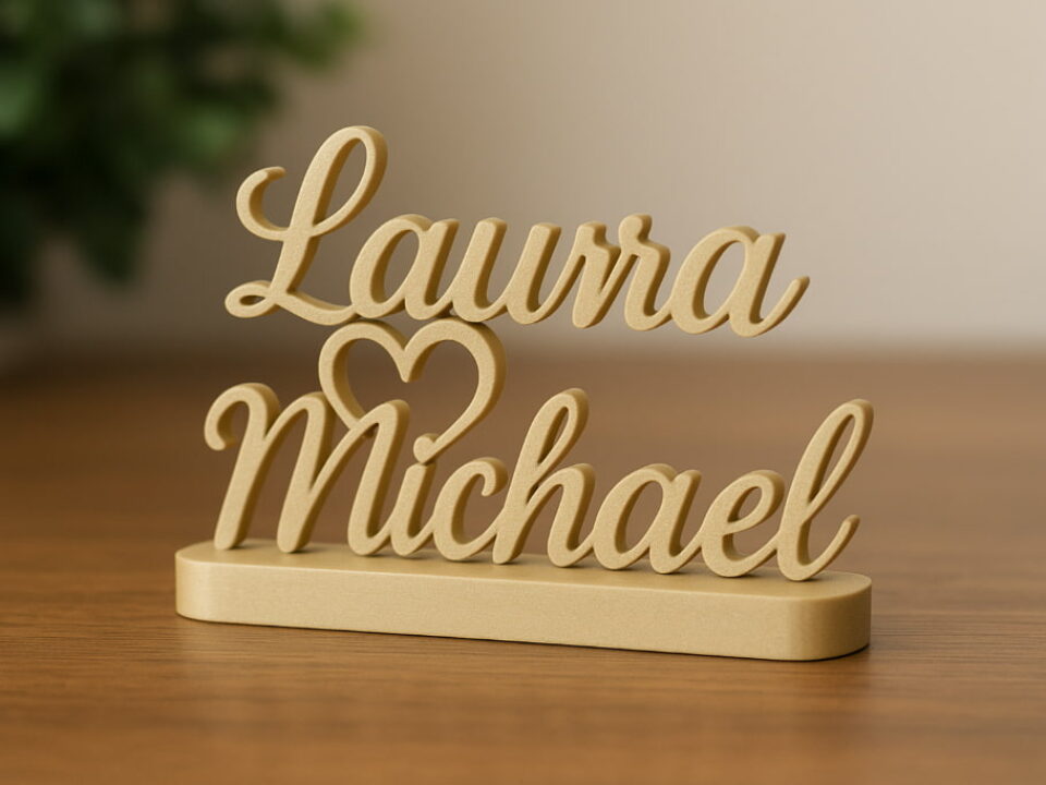 Dual Name 3D Prints