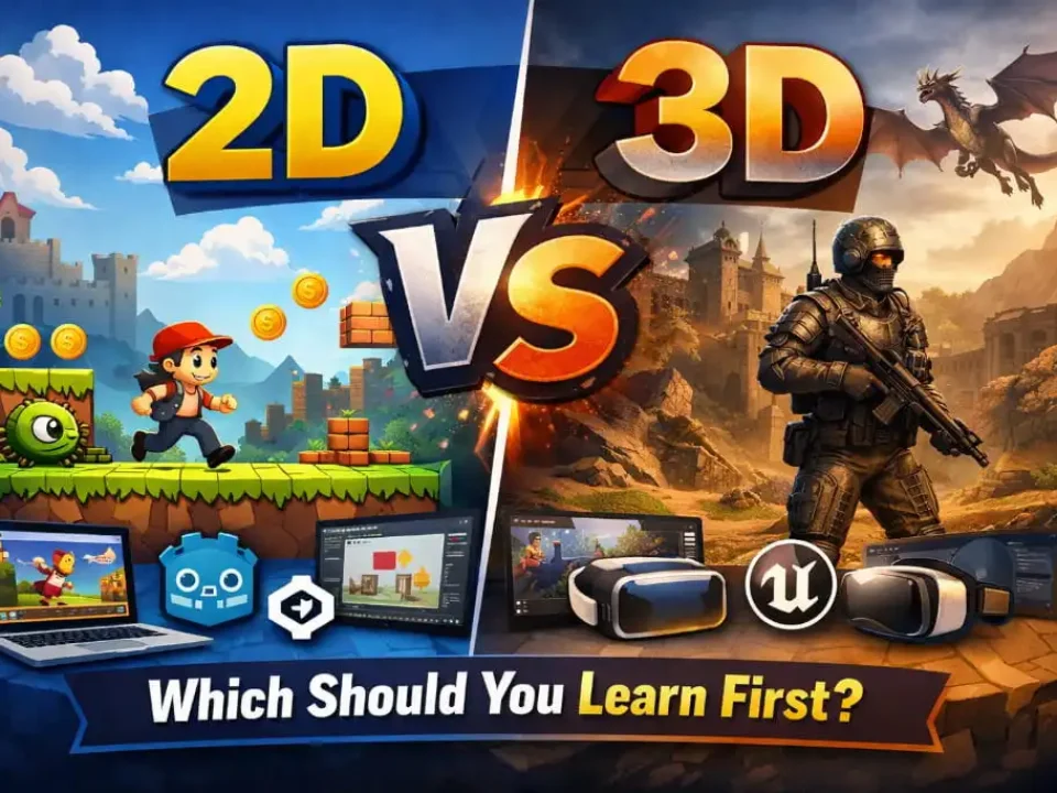 2D vs 3D Game Development